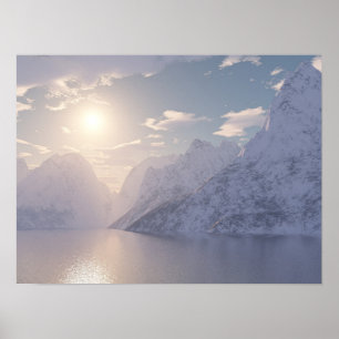 Arctic Sunset Poster