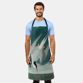 Arctic Tern Audubon Bird Wildlife Painting Schort (Gedragen)