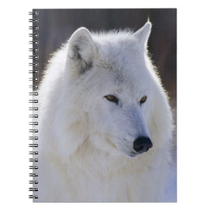Arctic White Wolf Notitieboek