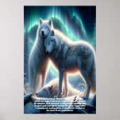 Arctic White Wolves Guardians Poster (Voorkant)