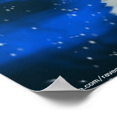 Arctic Wolf, Aurora affiche d'art faunique (Coin)