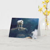 ARCTIC WOLF MOON STRIDER KAART (Gele Bloem)