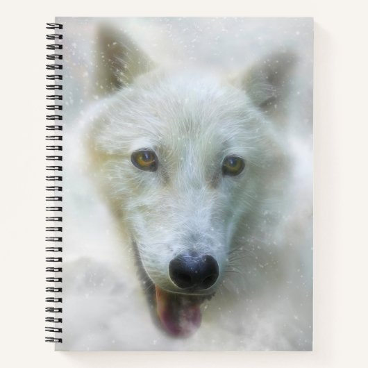 ARCTIC WOLF SNEEUWPIERCER NOTITIEBOEK (Voorkant)