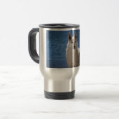 Arctic Wolf Travel Mug Reisbeker (Voorkant links)