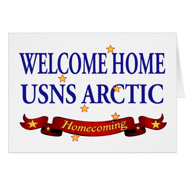 Arctique bienvenu de la maison USNS (Devant horizontal)