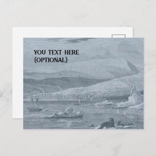 arctisch Briefkaart (Voorkant / Achterkant)