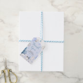 ARCTISCH DIER Sneeuwvlokken Baby Shower Bedankt Cadeaulabel (Met Touw)