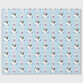 Arctisch dierentransport cadeaupapier (Vlak)