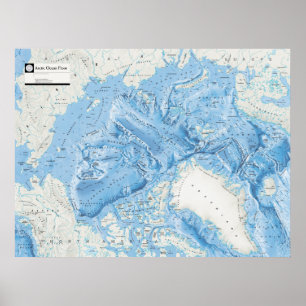 "Arctisch gebied: 2005/heden - OCEAN-KLEUR ... Poster