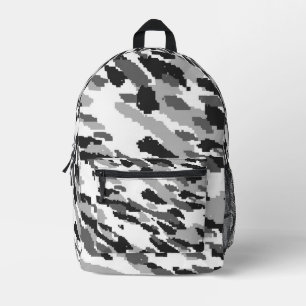 Arctisch Sneeuwcamouflage Bedrukte Rugzak