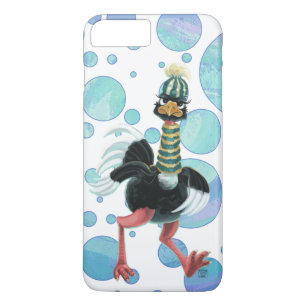 Arctisch struisvogel op de vlucht 	iPhone 8 plus / 7 plus hoesje