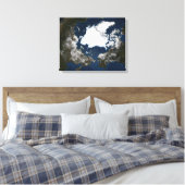 Arctisch zee canvas afdruk (Insitu (Slaapkamer))