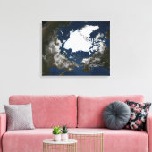 Arctisch zee canvas afdruk (Insitu (Woonkamer))