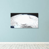 Arctisch zee-ijs 2 canvas afdruk (Insitu (Houten vloer))