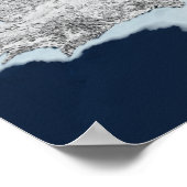 Arctisch zee-ijs 2 poster (Hoek)