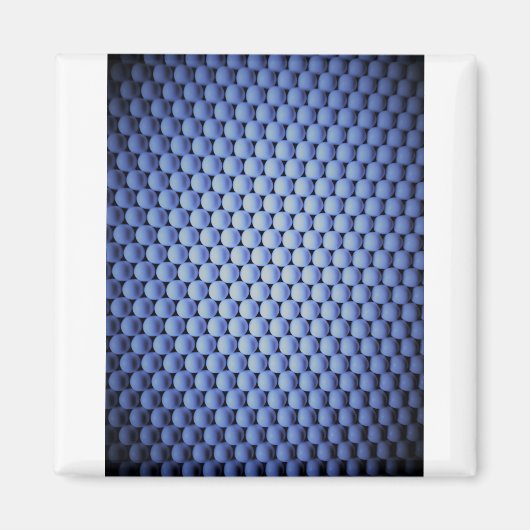 Arctische blauwe bollen magneet (Voorkant)