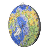 Arctische cirkel dartbord (Voorkant Rechts)