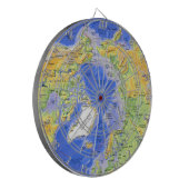 Arctische cirkel dartbord (Voorkant Links)