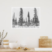 Arctische cirkelCampers 1919 Poster (Keuken)