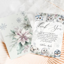 Arctische Dieren Baby Shower