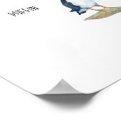 Arctische dieren Educatief Classroom Poster (Hoek)