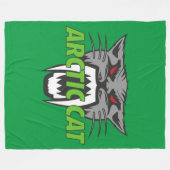 Arctische kat fleece deken (Voorkant (Horizontaal))