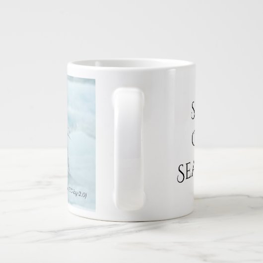 Arctische Terns 20 oz. Mok van RoseWrites (Achterkant)