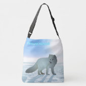 Arctische vos - Groenland Crossbody Tas (Achterkant)