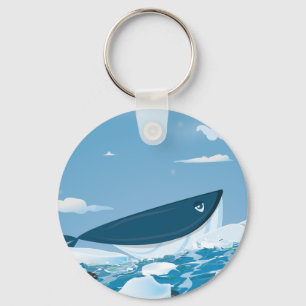 Arctische Walvis Sleutelhanger