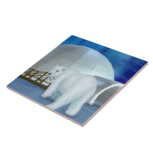 Arctische wind tegeltje (Zijkant)