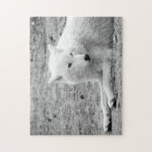 Arctische wolf - witte wolf legpuzzel (Verticaal)