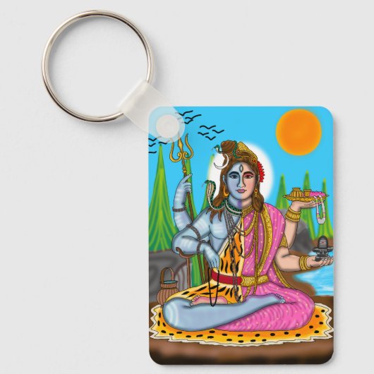 Ardhanarishvara Sleutelhanger (Voorkant)