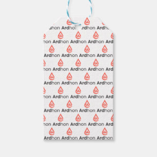 Ardhon - draag je stijl, jouw manier kussen cadeaulabel