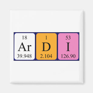 Ardi periodiek table name magnet magneet
