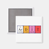 Ardit periodiek table name magnet magneet (Voorkant / Achterkant)