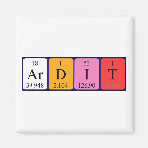 Ardit periodiek table name magnet magneet