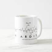 Ardita peptide nom mug (Devant droit)