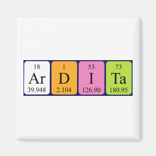 Ardita periodieke table name magnet magneet