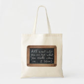 Ardoise 03 Artiest's Quotes Degas Canvas tas (Voorkant)