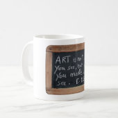 Ardoise 03 Citations d'artiste Degas Mug (Devant gauche)