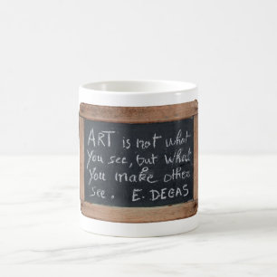 Ardoise 03 Citations d'artiste Degas Mug