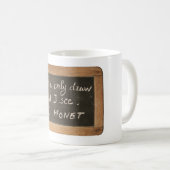 Ardoise 05 Citation d'artiste célèbre Monet Mug (Devant droit)