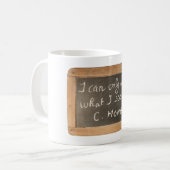 Ardoise 05 Citation d'artiste célèbre Monet Mug (Devant gauche)