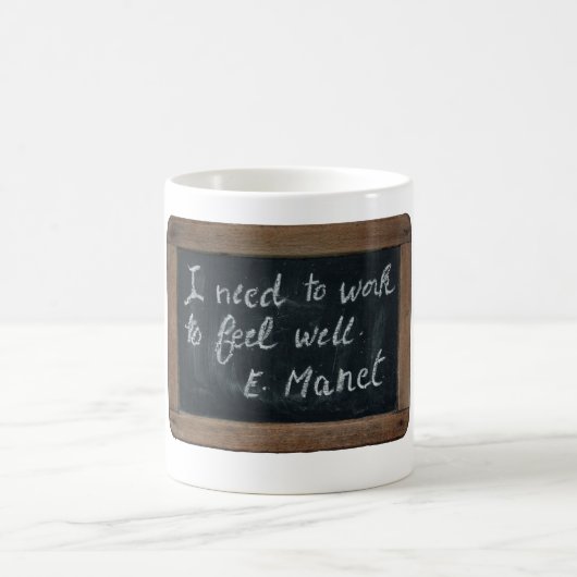 Ardoise 07 Manet's Quote Mug (Centre)