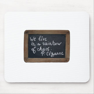 Ardoise 08 Cezanne's Quote White Mousepad Muismat