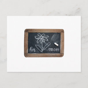 Ardoise 10 Fleur pour Maman Carte Postale