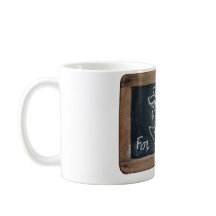 Ardoise 10 Fleur pour maman Mug blanc