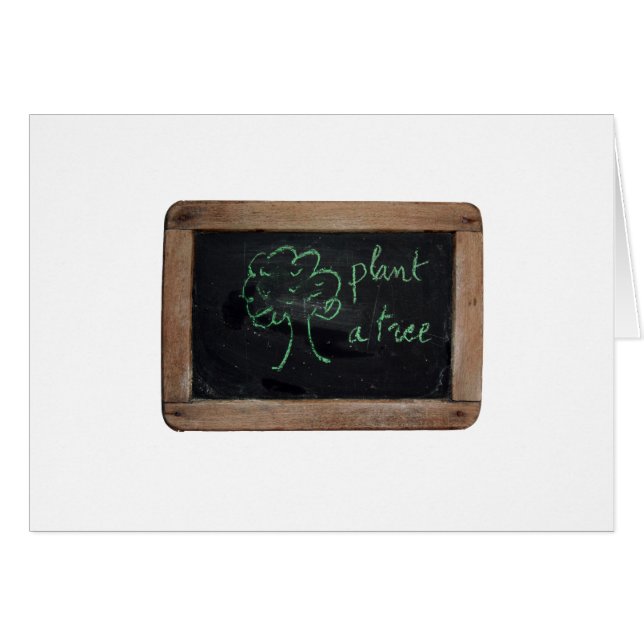 Ardoise #12 - Plant a tree (Devant horizontal)