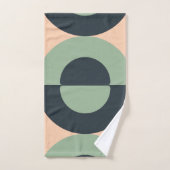 Ardoise de citronnelle moderne du milieu du siècle (Serviette à main)