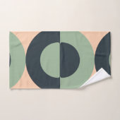 Ardoise de citronnelle moderne du milieu du siècle (Serviette à main)
